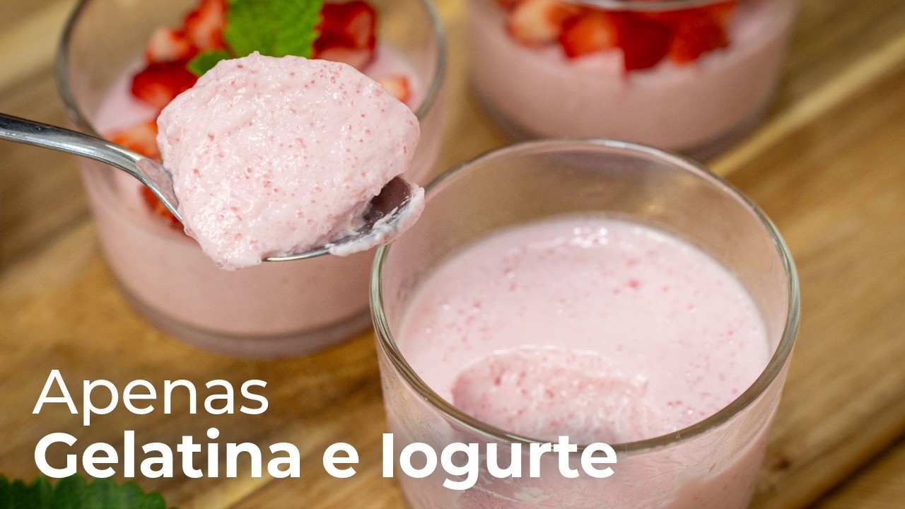 Sobremesa de 2 Ingredientes Que Vai Adorar | Fácil e Deliciosa!