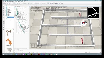 Hovercraft simulation V3 using Vision Sensor | 36 second | Moved the Thrust fan in front