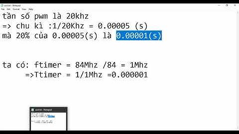 Tạo xung PWM bằng timer trên kit STM32F4 Discovery