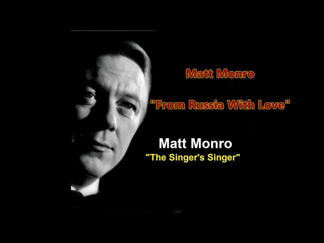 Matt Monro - From Russia With Love