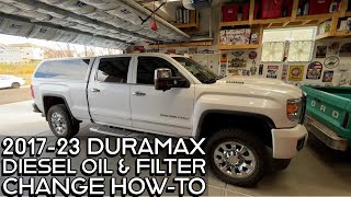 2018 GMC\/Chevy Duramax L5P Diesel Oil Change How-To