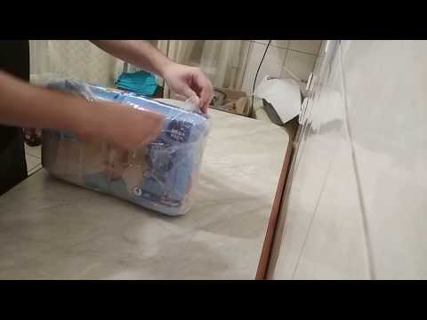 Распаковка Подгузники Huggies Ultra Comfort 4 Mega для мальчиков из Rozetka.com.ua