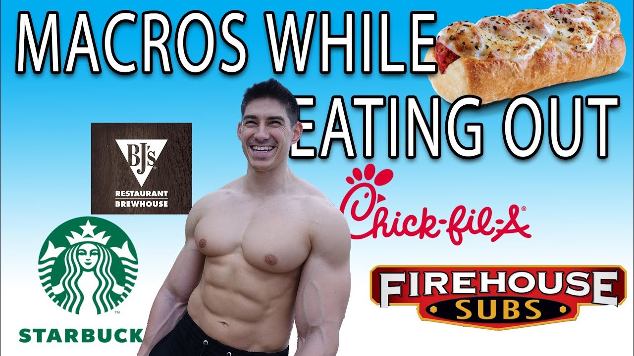 FULL DAY OF EATING ONLY RESTAURANT FOOD WHILE DIETING | IIFYM BODYBUILDING CONTEST PREP