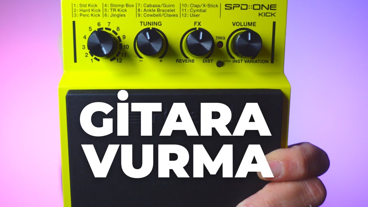 PLAY GUITAR LIKE YOU HAVE A DRUM SET | ROLAND SPD ONE KICK - YouTube