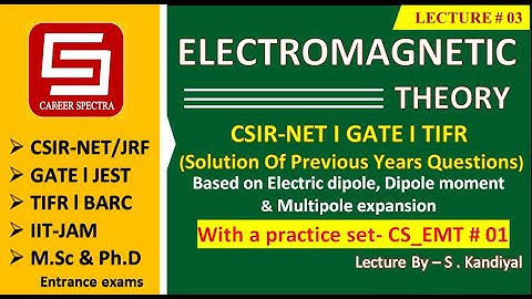 Lecture - 03 | CSIR-NET,GATE,TIFR | Previous Years Questions Solution | Electromagnetic Theory