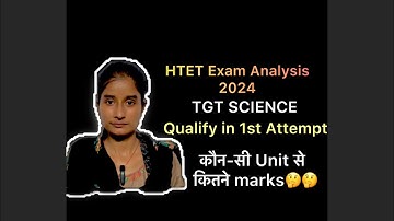 HTET TGT SCIENCE 2024 analysis #shzclasses #htet2025 