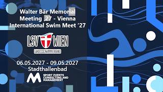 Walter Bär Memorial Meeting '27 - Vienna International Swim Meet '27 - Abschnitt 3