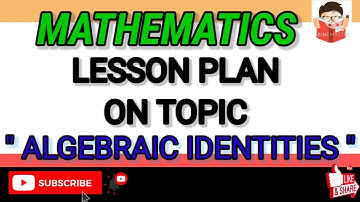 Mathematics lesson plan on topic "Algebraic identities"