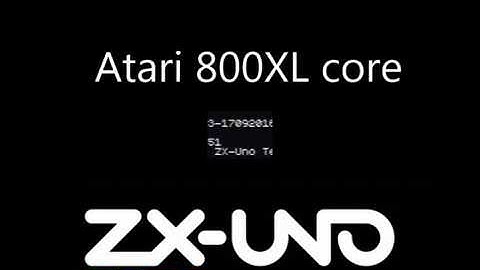 Atari 800XL core in ZX-UNO