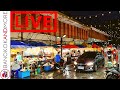 🔴 LIVE From Rainy Bangkok Street Food Market ❤️🇹🇭