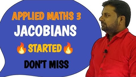 Jacobians|Jacobians Applied Maths 3|Up Polytechnic Third Semester Applied Maths 3