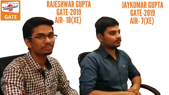 Jaykumar Gupta | AIR 7 & Rajeshwar Gupta | AIR 18 ...
