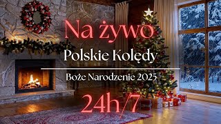Najpiękniejsze Polskie Kolędy 🎄 Transmisja na żywo 24/7 – Kolędy i Pastorałki na Święta LIVE