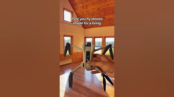 DJI Mini 3 - Can I Fly This Drone through a window? #drone #dji #djimini3 #asmr #dronevideo #drones