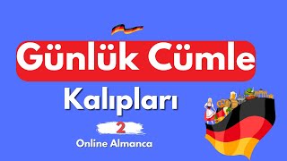 Günlük Cümle Kalıpları /online almanca öğrenmek