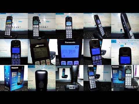 Panasonic KX-TGE110RUB: видео обзор DECT-радиотелефона