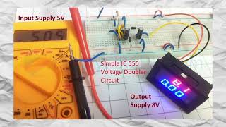 IC 555 Voltage Booster Circuit