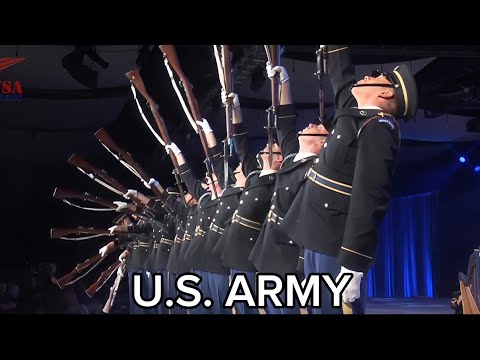 U.S. Army Drill Team's Awesome Performance Celebration 🇺🇸