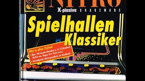 "NITRO - Spielhallenklassiker" SHAREWARE CD COMPILATION - gameplay moments