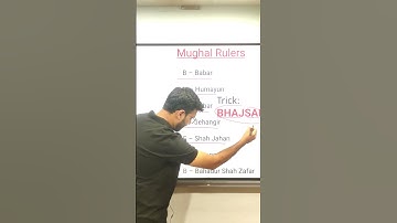 Short Trick to remember the Name of a Mughal Ruler who ruled India | by Abhilash Sir #upsc #mpsc