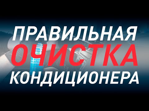 Правильно чистим кондиционер. Поло седан.