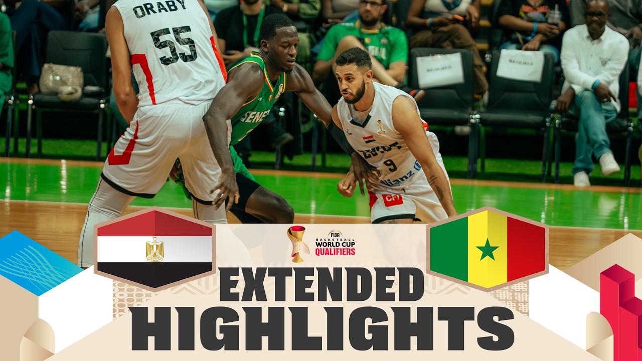 Egypt 🇪🇬 v Senegal 🇸🇳 | Extended Highlights | FIBA Basketball World Cup 2027 African Qualifiers