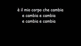 Video thumbnail of "Il Mio Corpo Che Cambia - LITFIBA - Lyrics (testo)"