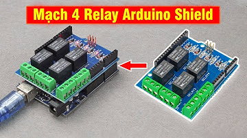 Mạch 4 Relay Arduino Shield / 4 Relay Module 5V High Level Trigger