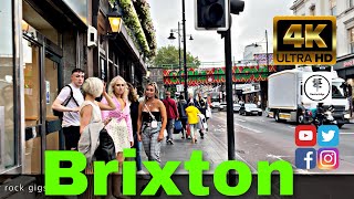 4K Brixton Town Brixton Village Nightlife London England Walking Tour Travelwithoya