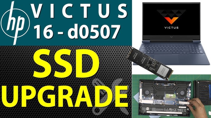 Disque dur SSD M.2 NVMe 1 To compatible avec HP Victus 16-d1168ng