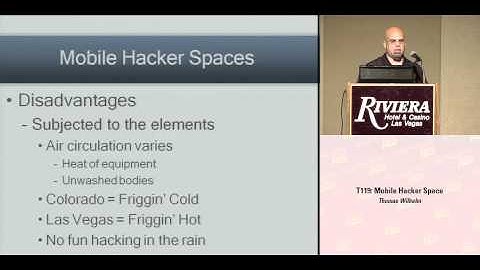 DEFCON 16: Mobile Hacker Space