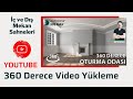 İç ve Dış Mekan 360 Derece Renderları Youtube'a Yükleme