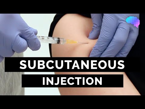 Subcutaneous Injection (SC injection) - OSCE Guide