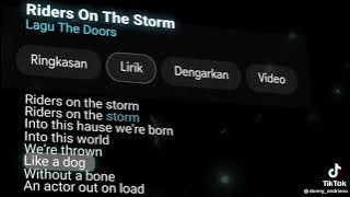 STORY WA THE DOORS RIDERS ON THE STORM