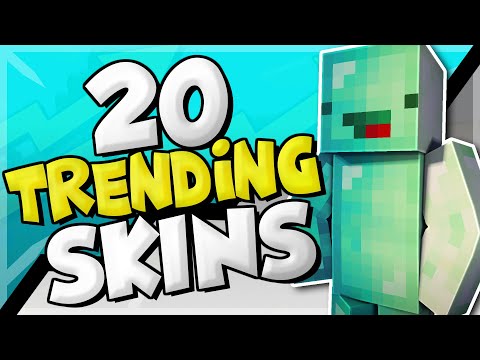 20 Trending Minecraft Skins! 