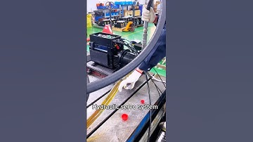 Hydraulic servo system can work with variable speed #hydraulic #servo #servomotor #hydraulicpress