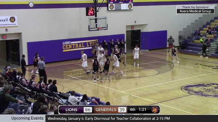 Varsity Basketball: Sibley-Ocheyedan at Central Lyon