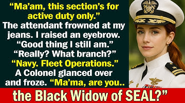 Ik werd aangezien voor een burger – totdat de kolonel zei: ‘Mevrouw… de Zwarte Weduwe van SEAL?’