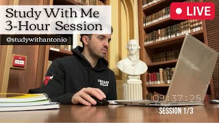 LIVE 3-HOUR Study With Me, Ancient Italian Library Ambience - Study With Antonio, 50-10 Pomodoro screenshot 5