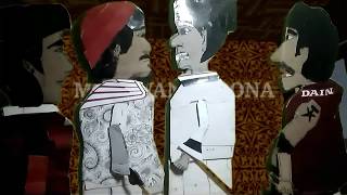 Wayang ikut Lock Down, Tapi Tidak Takut Corona, Dalang Jos Vena Dalang Entus, Lupit, Slenteng,