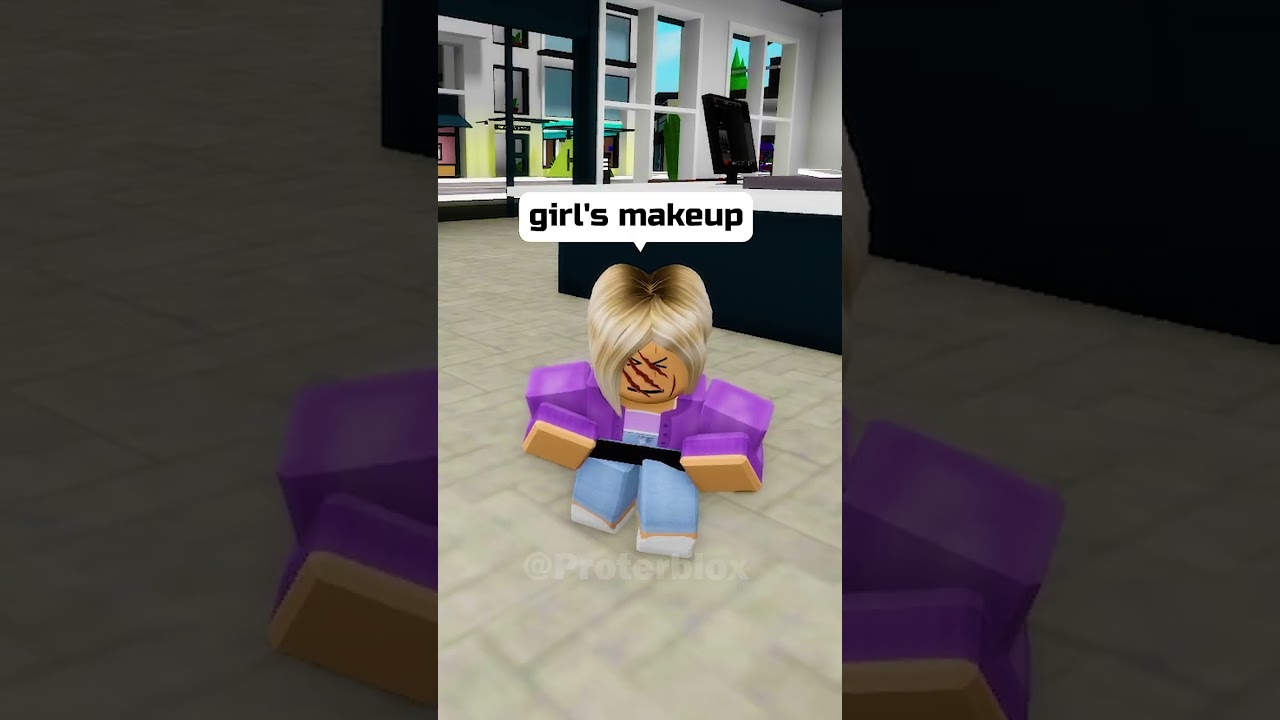 EVERY TIME SHE LIES, SHE GETS UGLIER IN ROBLOX 🏓🪐 #shorts