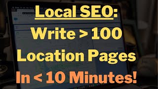 How To Create SEO Optimized Local Pages In Bulk  Rank Your Business FAST