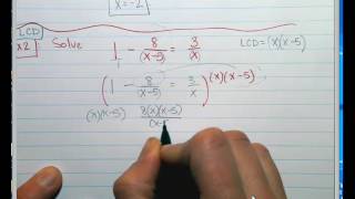 Lesson 7-5 Solving Rational Equations Part 2