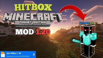 (PLAYERS HITBOX) Mods for Minecraft🔥2 Types😍 (MCPE/BEDROCK) Utility Hud.