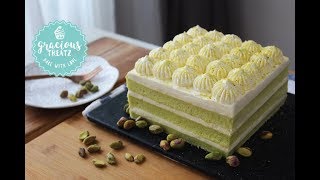 Cotton Soft Pistachio Sponge Cake