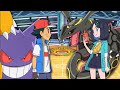 Pokemon horizons last episode  ash vs liko full battle in hindi eternatus vs rayquaza 6v6 battle