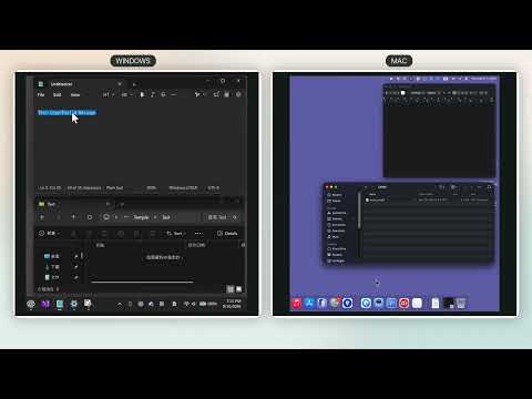 Copy and Paste Between Windows and Mac | DeskJoin Clipboard Demo