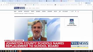 Jeff Sullivan welcomed to Johnston County Board of Education