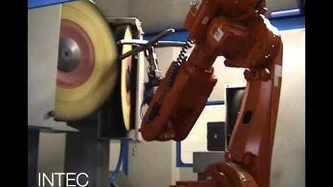 INTEC ROBOTICS MACHINE FOR POLISHING CHAIR BASES
