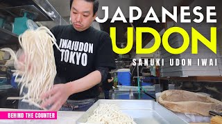 Behind The Counter At A Local Japanese Udon Noodle Restaurant